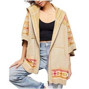 Free People Wildside Hooded Poncho